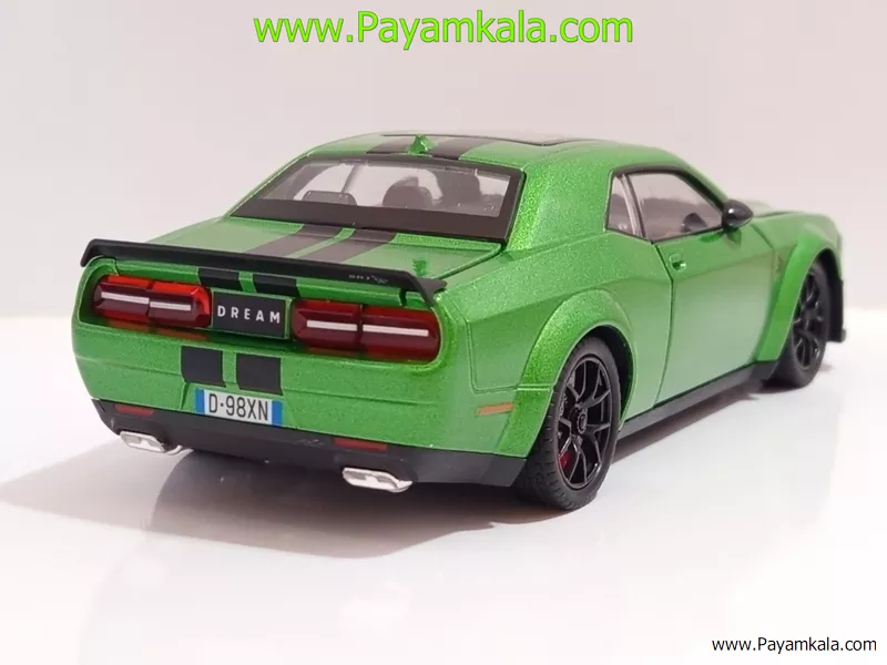 ماشین فلزی دوج اسپرت (DODGE SRT CHEZHI) (1:24) سبز