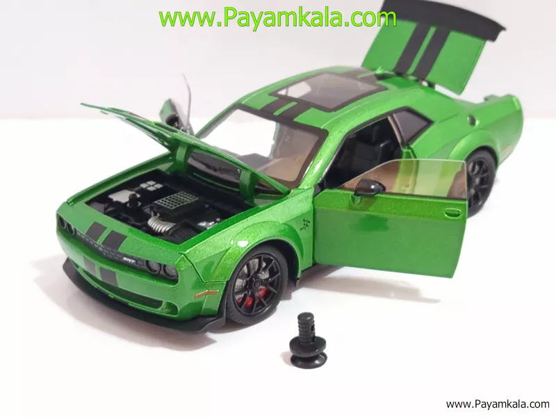 ماشین فلزی دوج اسپرت (DODGE SRT CHEZHI) (1:24) سبز