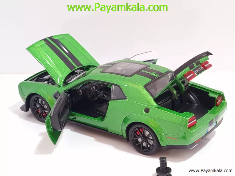 ماشین فلزی دوج اسپرت (DODGE SRT CHEZHI) (1:24) سبز
