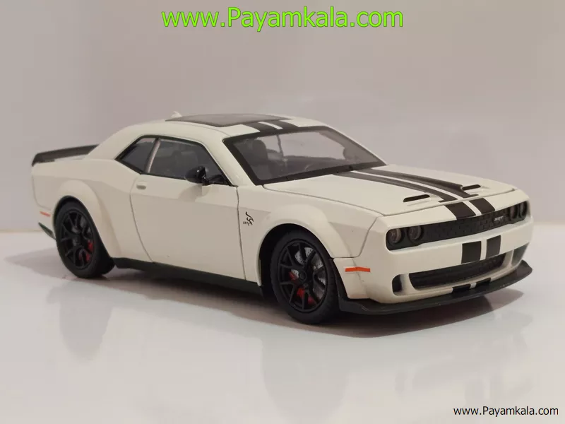 ماشین فلزی دوج اسپرت (DODGE SRT CHEZHI) (1:24) سفید