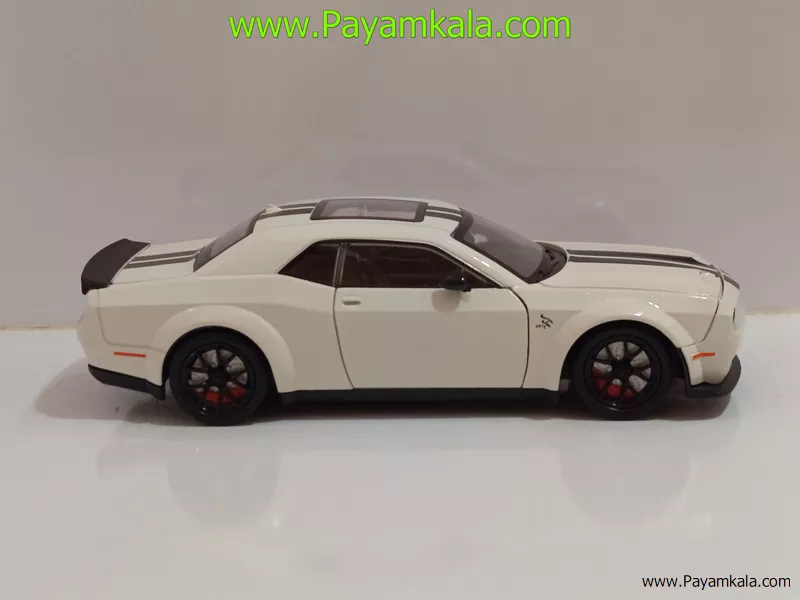 ماشین فلزی دوج اسپرت (DODGE SRT CHEZHI) (1:24) سفید