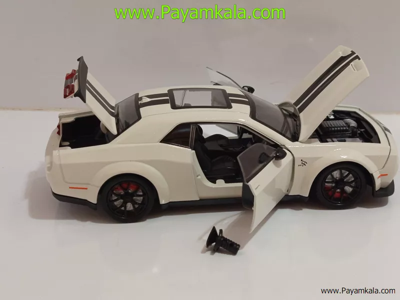 ماشین فلزی دوج اسپرت (DODGE SRT CHEZHI) (1:24) سفید