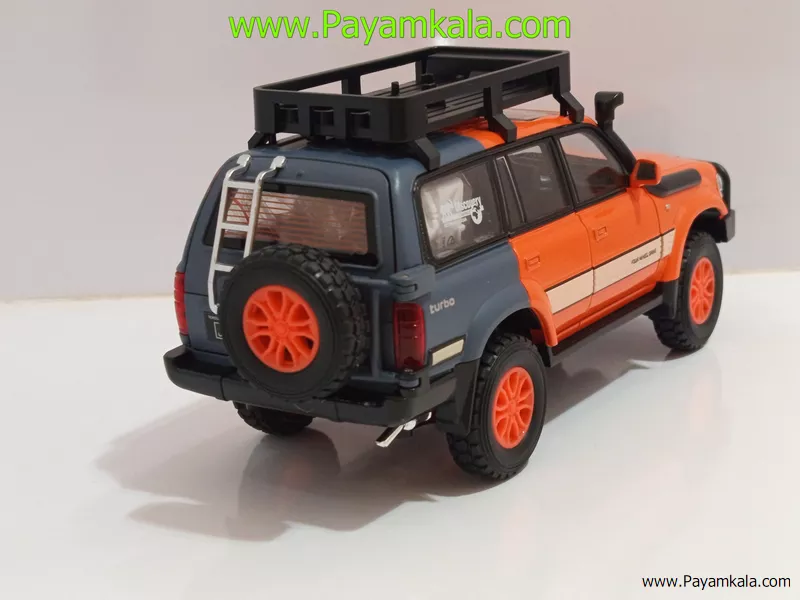 ماشین فلزی تویوتا لندکروز سری 80 آفرود (CHEZHI 1:24) نارنجی