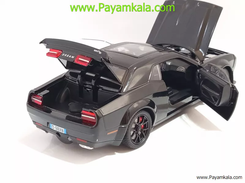 ماشین فلزی دوج دودزا (DODGE SRT CHEZHI) (1:24) مشکی