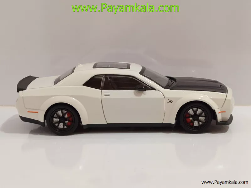 ماشین فلزی دوج دودزا (DODGE SRT CHEZHI) (1:24) سفید